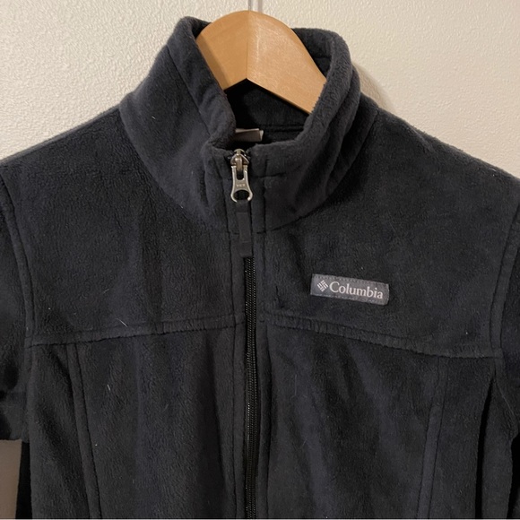 Columbia Steens Mountain Fleece Full Zipper Black Gorpcore. Size Large (14/16) - Picture 4 of 10